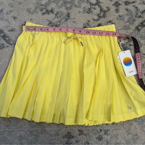 Vuori Clementine Skort Women's S Yellow Golf Tennis Pickleball Skort Athleisure - Picture 5 of 6